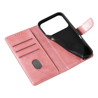 Étui portefeuille en cuir PU pour iPhone 17 Pro - Housse avec support, 3 emplacements pour cartes, fermeture magnétique et coque antichoc