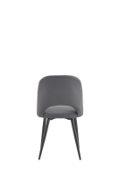 Chaise de salle à manger rembourrée avec structure en acier moderne pour usage commercial dans les restaurants, les hôtels, les bars à domicile