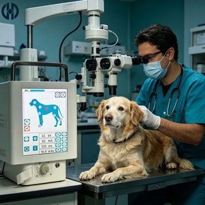 Appareil de radiographie vétérinaire rapide HD avec alarme sonore et lumineuse personnalisable, instrument d'examen vétérinaire à levage électrique - Product Image 3