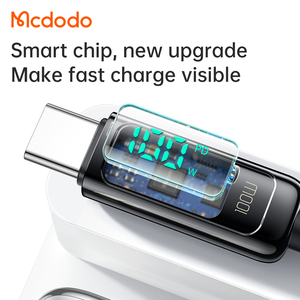 Mcdodo 1.2m 100W e-<span class=keywords><strong>mark</strong></span> USB-C nhanh phí Cáp hiển thị kỹ thuật số 5A PD 60W nhanh cáp điện thoại cho Iphone 15 Pro Max <span class=keywords><strong>iPad</strong></span> Pro MAC - Product Image 3