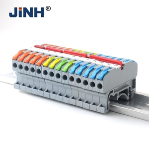 Nieuwe Collectie Push In Draad Connector <span class=keywords><strong>2</strong></span>.5Mm Elektrische Kabel Schaal Beschikbaar Terminals Quick Wire Din Rail Connector - Product Image 3