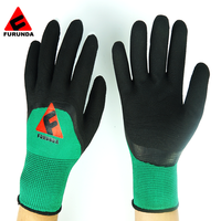 EvridWear Crinkle Latex Gummi Hand beschichtete Sicherheits arbeits handschuhe für Männer Frauen Allgemeine Mehrzweck konstruktion Lager Gartenarbeit