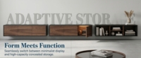 Meuble TV et Table Basse Modernes Style Nordique en Bois Massif pour Salon – Offre Spéciale