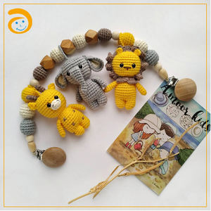 <span class=keywords><strong>Amigurumi</strong></span> Crochet Animal <span class=keywords><strong>mordedor</strong></span> juguete de punto bebé muñeca de regalo - Product Image 6