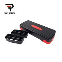 Plateforme de step aérobique réglable en hauteur sur 3 niveaux, 68 cm, antidérapante, pour la maison, la salle de sport, le yoga et l'entraînement cardio