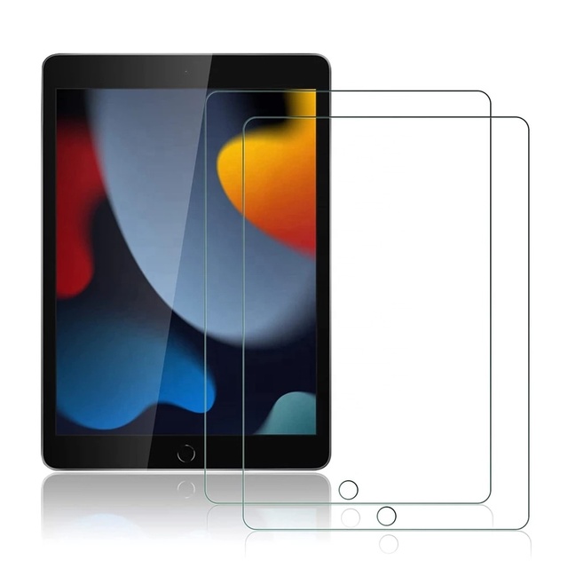 Wholesale 2.5D Anti Scratch 9H HD High Transparency Tablet Tempered Glass Screen Protector for iPad Air 1 2 3 Mini 7 8 9 Pro