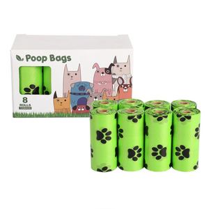 2024 New Dogs Products Pet Waste Disposal Eco Friendly <b>Compostable</b> Biodegradable Dog Poop <b>Bags</b> With Dispenser - Product Image 2