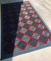 Vente en gros de module de déneigement robuste pour l'extérieur, brosse EVA, tapis de porte d'entrée imbriqué au sol - Product Image 2