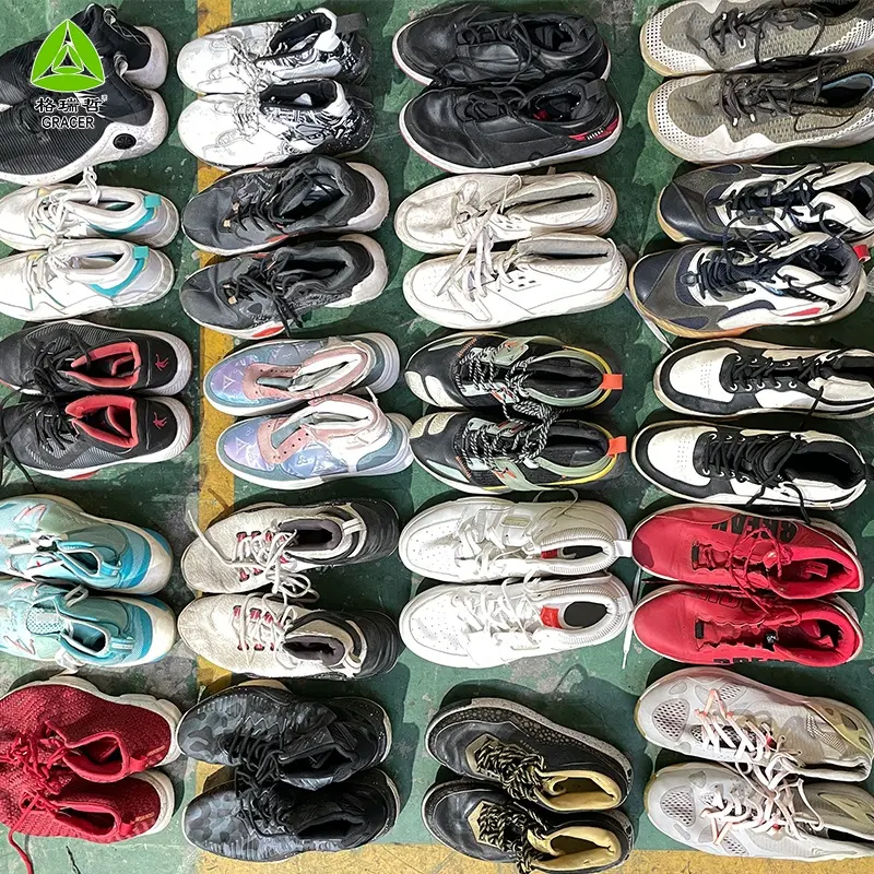 USA Sneakers Wholesale Mens Used Basketball Shoes Bulk Second Hand Used Sport Shoes Branded Original Sneakers Bales