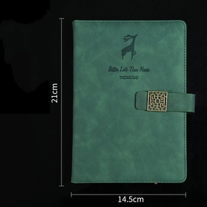 Hot-Selling Custom Logo PU <strong>Window</strong>-Shaped Magnetic Fastener A5 Notebook for <strong>Women</strong> Men Office Supplies - Product Image 2
