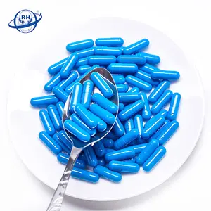 Custom sized natural bulk gelatin capsules empty colorful natural pill capsules shell