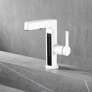 Basin Faucet Single Handle Ceramic Valve <b>Deck</b> Mounted Brass Faucets - Product Image 1