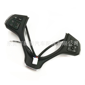 Interruptores de botones para volante Suzuki, 380mm de diámetro interior, material ABS negro para Ciaz Vitara Brezza 2015-2018 - Product Image 2