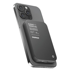 <span class=keywords><strong>MOMAX</strong></span> Q.MAG X1 10000mAh Banco de energía para teléfono celular Cargador inalámbrico magnético portátil Batería externa para teléfono - Product Image 1
