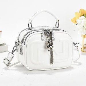 2026 Trendy Women's Crossbody Shoulder Bag with Zipper Closure Polyester Lining Small <b>Square</b> Design-High-End Fashionable Handbag - Product Image 1