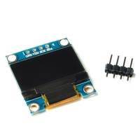 Modul OLED 0.96 Inci Warna Putih Biru Kuning Biru 128X64 OLED I2C IIC Driver Chip SSD1306