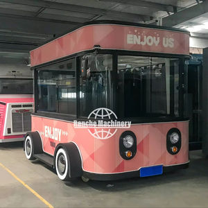 Customized Square Shape Stainless Steel Fast Food & Ice Cream Trailers Food Trucks Commercial Kitchen Equipment Rust Resistant - Product Image 1