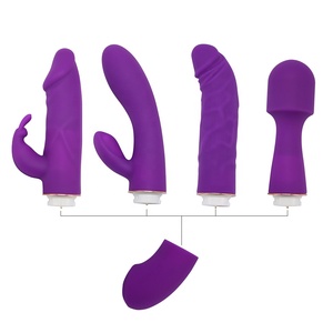 लक्जरी 4 में 1 थरथानेवाला किट खरगोश जी स्पॉट <span class=keywords><strong>Dildo</strong></span> के थरथानेवाला सिर अस्थिर Vibrators महिलाओं के लिए सेक्स खिलौना - Product Image 1