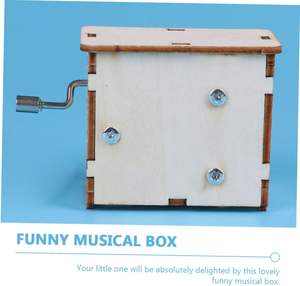 Boîte à musique en bois pour piano, jouets, assemblage de puzzles 3D, kits d'<span class=keywords><strong>expériences</strong></span> <span class=keywords><strong>scientifiques</strong></span> - Product Image 3