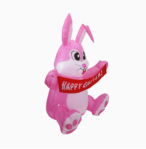 <span class=keywords><strong>Coniglietto</strong></span> Gonfiabile di Pasqua Rosa da 1,5 Metri con Luci LED, Decorazione per Giardino Esterno - Product Image 3