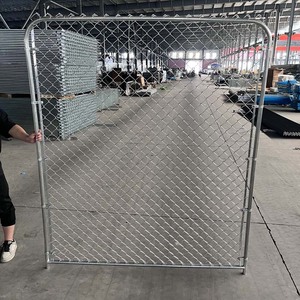 Jaula Metálica Portátil XL <span class=keywords><strong>para</strong></span> <span class=keywords><strong>Perros</strong></span>, Resistente, Plegable y Galvanizada, <span class=keywords><strong>para</strong></span> Jardín - Product Image 5