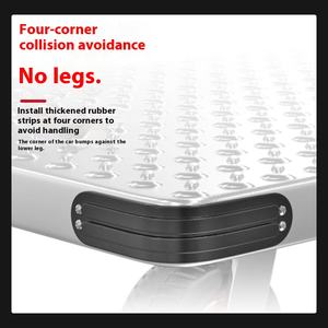 Grosir troli lipat portabel empat roda dapat disesuaikan Platform pelat baja datar OEM truk besi kecil untuk gerobak tangan - Product Image 3