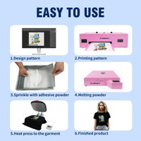 Nuevo para Impresora DTF A3, Automática, de Alta Velocidad, Profesional, Compatible con Epson, Tinta Textil Digital, Transferencia de Calor para Camisetas, PET 3
