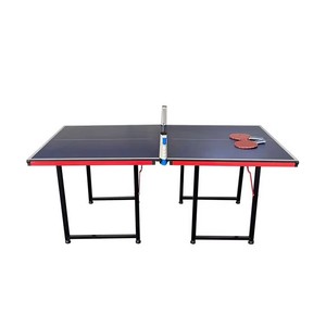 Nouvelle conception <span class=keywords><strong>de</strong></span> <span class=keywords><strong>table</strong></span> <span class=keywords><strong>de</strong></span> ping-pong pliable portable pour enfants en MDF <span class=keywords><strong>de</strong></span> 15 mm, légère pour le divertissement - Product Image 2