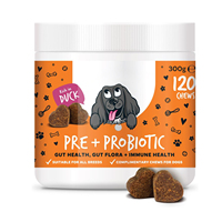 Friandises à mâcher molles pour chiens, probiotiques, riches en protéines, sans céréales, pour le soutien immunitaire et la santé digestive, pour toutes les races
