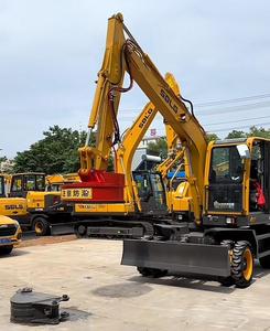 Excavadora Hidráulica de Ruedas Económica con Motor Yuchai EA795H para Construcción y Paisajismo, Alta Potencia de Excavación, Bajo Precio - Product Image 2
