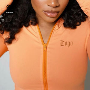 F5603 Herbst 2026 Damen-Trainingsanzüge mit individuellem Logo, Damen-Outfits für Workout und Fitness, 2-teiliges Set, Yoga-Jacke und Schlaghose, Damenbekleidung - Product Image 2