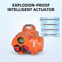 Actionneur électrique intelligent étanche IP67 et antidéflagrant AC380V de type modulant pour le contrôle de débit des vannes papillon