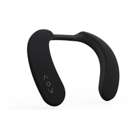Casun Haut-parleur Bluetooth portable sans fil à porter autour du cou, avec caisson de basses en tissu, prise en charge de carte TF, audio stéréo, design suspendu