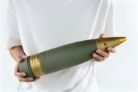 Nouveau design – Porte-stylo premium en forme de obus imprimé en 3D – Boîte de rangement créative pour bureau – Ornement sur le thème militaire