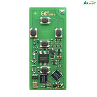 Carte de circuit imprimé (PCB) universelle pour clé de véhicule intelligente CK TOM-O-06 à 5 boutons (carte PCB uniquement) pour puce 4D en plastique, 100 % testée