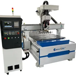 Camel CNC CA-1325 kitchen cabinet door making machines auto tool changer cnc router machine rotate saw blade router cnc