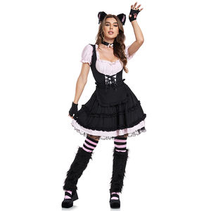 Costume de demoiselle d'honneur Lolita mignon et sucré pour <span class=keywords><strong>Halloween</strong></span>, uniforme de jeu de rôle animal sexy, costume de fête, adapté aux soirées de jeu de rôle - Product Image 2