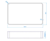 C-BOX ZK-114 132x82-25mm réseau décodeur Mini ordinateur en alliage d'aluminium moule public boîtier en métal composants électroniques
