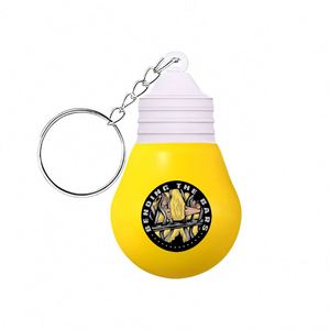 Juguete Antiestrés Personalizado con Forma de Bombilla Pequeña y Llavero, Colgante de Llavero con Forma de Bombilla, Regalos Promocionales, Juguete de Espuma de PU para Aliviar la Ansiedad - Product Image 2
