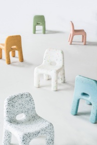 Sedia Moderna per Bambini con Schienale, Tavolino e Panca, Sedia da Gioco per Neonati in Plastica ABS per Soggiorno - Product Image 6