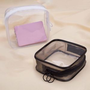 <b>Mini</b> PVC Makeup Bag Waterproof Display Clear Zipper <b>Pouches</b> Pocket Lipstick Bag Organizer - Product Image 3