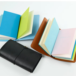 Carnet d'<span class=keywords><strong>aquarelle</strong></span> rechargeable 4-en-1 en coton 100% avec couverture souple en cuir pour artistes, idéal pour l'<span class=keywords><strong>aquarelle</strong></span>, le croquis, les marqueurs et le pliage accordéon - Product Image 1