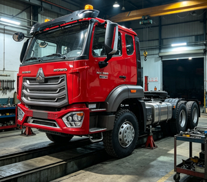 Camion tracteur HOWO NX 6X4 à configuration de sécurité élevée, cabine couchette amortissante pour les flottes de transport logistique - Product Image 4