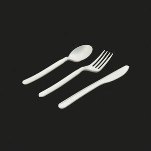 Ensemble de couverts biodégradables et compostables de haute qualité, écologiques, en PLA, pour la vente en gros (fourchette, couteau, cuillère à thé) - Product Image 5