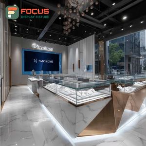 Sistema de Exhibición de Joyería Minimalista, Mostrador de Exhibición para Joyería con Superficie Pulida - Product Image 5