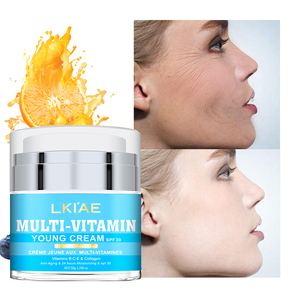 Low Moq logotipo personalizado spf30 limpiador de elevación instantánea vitamina E manteca de karité colágeno cuidado de la piel crema antiarrugas belleza facial - Product Image 2