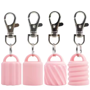 <span class=keywords><strong>Llavero</strong></span> de Silicona Personalizado para Labios, <span class=keywords><strong>Llavero</strong></span> de Brillo de Labios, Soporte de Bálsamo de Labios - Product Image 3