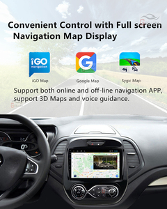 Gerllish màn hình cảm ứng Android Car DVD Player cho Renault captur Clio 2011 2018 GPS navigation với đài phát thanh Wifi - Product Image 3