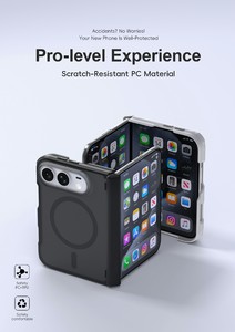 เคสโทรศัพท์แบบพับได้แม่เหล็กกันรอยขีดข่วน ดีไซน์ใหม่ ขายส่ง สำหรับรุ่น 18 Fold - Product Image 2