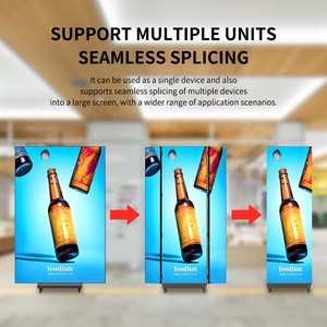 Pantalla LED Digital Trifold P1.25-P2.5 a Todo Color, Empalmable, con SDK para Publicidad en Tiendas y Centros Comerciales - Product Image 6